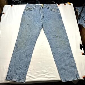 Cabela's Traditional Fit Roughneck Jeans Mens 38x30 Blue Cotton Denim Straight